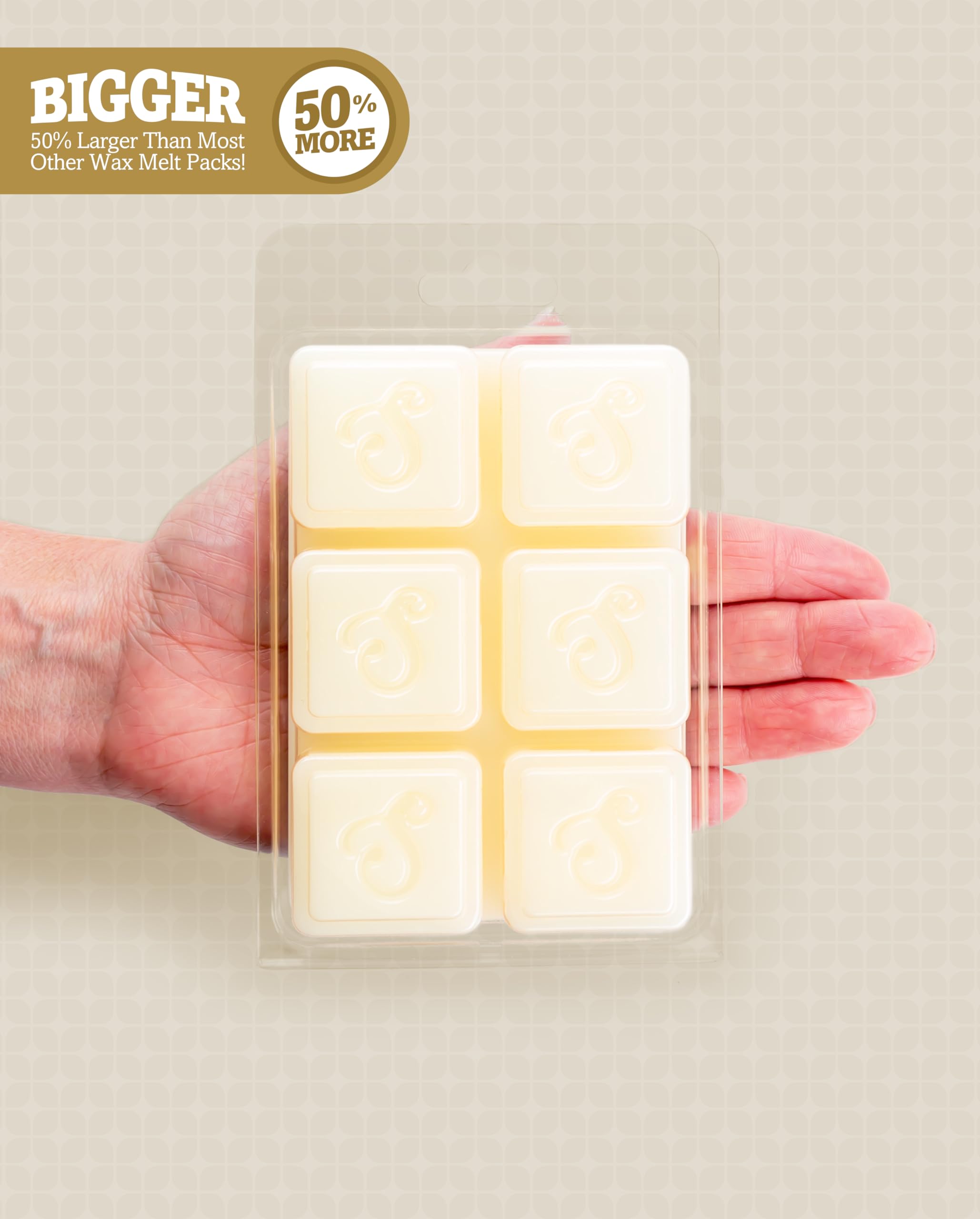 Shortie's Candle Company Pure Honeysuckle Wax Melts - Formula 117-1 Highly Scented 3 Oz. Bar - Made with Essential & Natural Oil